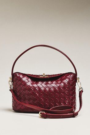 Melie Bianco Lana Woven Shoulder Bag