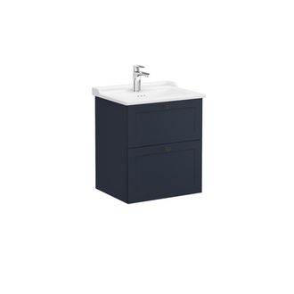 Vitra Mueble De Ba&ntilde;o Con Lavabo Root 60x67x46 Cm Azul Mate (rootc60bintc) - Vitra