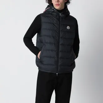 Moncler Marseillan sleeveless padded jacket in black