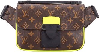 Louis Vuitton Yellow Macassar Monogram Canvas S Lock (Authentic Pre-Loved)
