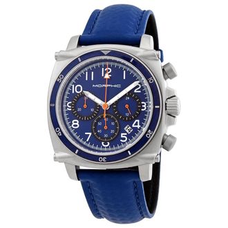 Morphic M83 Series Chronograph Quartz Blue Dial Mens Watch MPH8305