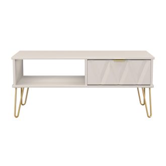 Welcome Furniture Glitz Ready Assembled 1 Drawer Coffee Table in Kashmir Matt - Welcome Furniture | TJ Hughes