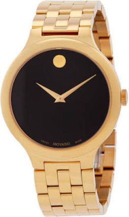 Movado Womens Veturi Black Dial Watch