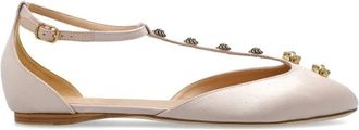 Chlo&eacute; Celeste Ballerina - Dames - Ballerinas - Beige - 37 EU - Leer - Schoenen
