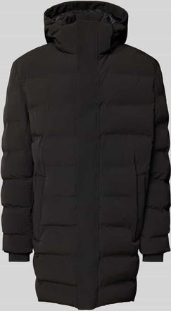 Joop Regular Fit Steppmantel mit Eingrifftaschen Modell Chadwick in Black, Größe 46