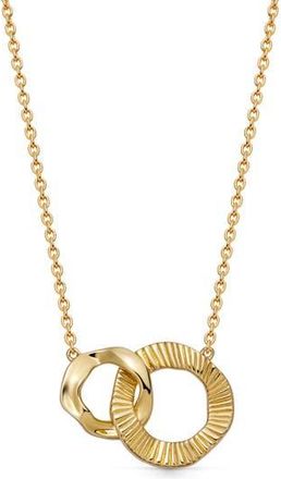 Astley Clarke Gold Raye Link Necklace at Nordstrom, Size 18