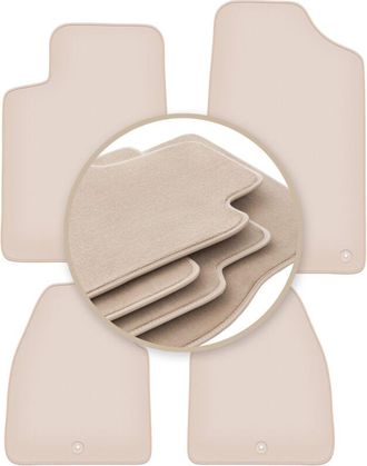 OEM Alfombrillas Premium Beige Para: Citroen C6 Sed&aacute;n 2005-2012