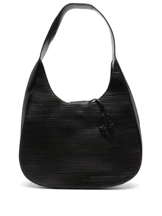 Romeo Gigli 1990s leather shoulder bag - Black