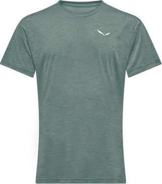 Salewa Puez Melange Dry S/S Tee T-Shirt f&uuml;r Herren | t&uuml;rkis