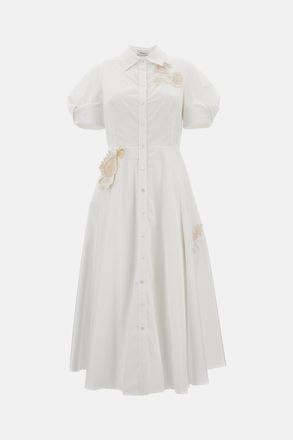 Erdem Abito Midi Con Applicazioni