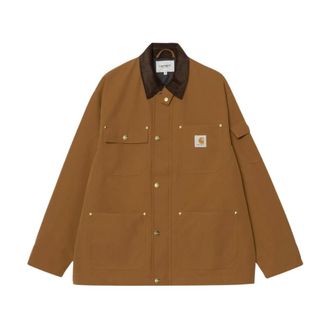 Carhartt Work in Progress Jassen, Heren, Bruin, M, Katoen, Detroit Jacket