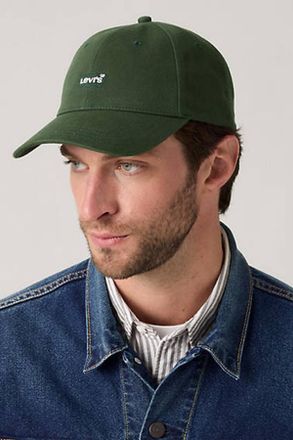 Levi's Cappellino Housemark - Uomo - One Size - Verde / Live Reed Twill