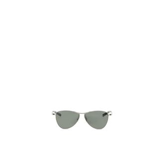 Saint Laurent Sunglasses, female, Gray, ONE SIZE, Bold Triangular Aviator Sunglasses