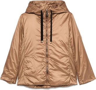 Max Mara Satin Hooded Jacket