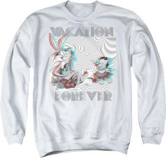 Gildan Looney Tunes Vacation Forever Adult Crewneck Sweatshirt