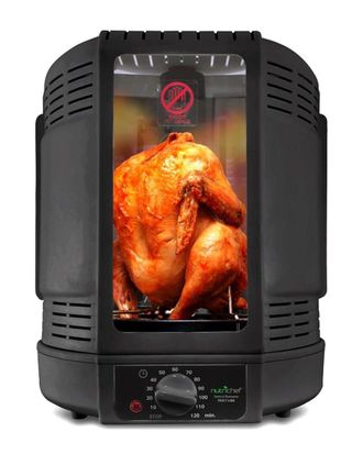 Nutrichef Vertical Rotisserie Cooker Black