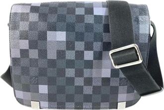Louis Vuitton Borsa a tracolla Damier Graphite Pre-owned - - Pre-owned - Uomo - Nero - ONE SIZE