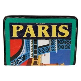 Balenciaga Pre-owned Clutches, female, Multicolor, Size: ONE SIZE Pre-owned Mini Bazaar Clutch