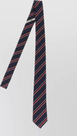 Valentino Garavani valentie striped slim tie pointed tip