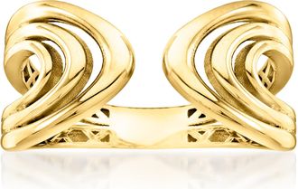 Canaria Canaria 10kt Yellow Gold Open-Space Cuff Ring