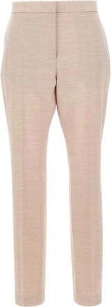 Fabiana Filippi Broeken, Dames, Beige, S, Slim-fit Broeken