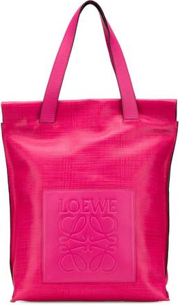 Loewe Pre-owned Loewe Anagram Leather Shopper Tote Ladies 261603