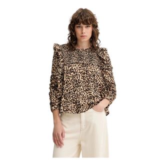 Munthe Overhemden, Dames, Veelkleurig, XS, Crisp Blouse