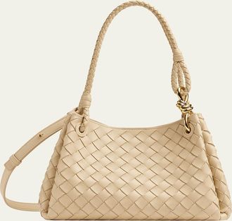 Bottega Veneta Parachute Medium Nappa Leather Shoulder Bag