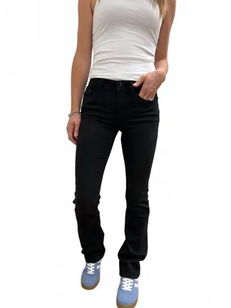Flying Monkey Mid Rise Bootcut Jean In Black