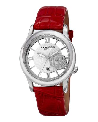 Akribos XXIV Akribos Xxiv Womens Leather Watch