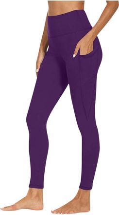 Generic Womens Gym Leggings for Women Shaping Skinny Work Womens Sport Golf Casual Sports with Pockets Ladies Yoga Pants Lounge Activewear