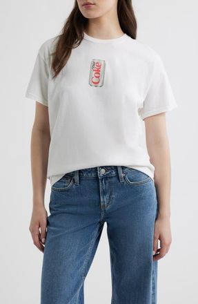 Junk Food Diet Coke Graphic T-Shirt in White at Nordstrom, Size X-Small