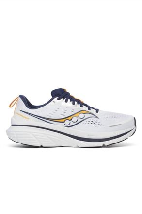 Saucony Mens Guide 18 Shoe In Navy Blue/white