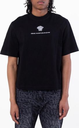 Versace Medusa Milano Short Sleeve T-Shirt, Size Medium