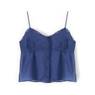 Motivi Tops, Dames, Blauw, S, Sleeveless Tops