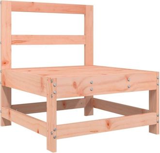 vidaXL Garden Middle Sofa Solid Wood Douglas vidaXL