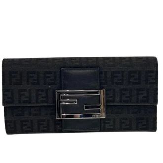 Fendi Pre-owned Wallets, female, Black, Size: ONE SIZE Pre-owned Zucchino Coin Case