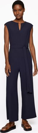 HUGO BOSS Damesjumpsuit Boss Dimpa1 in Blauw