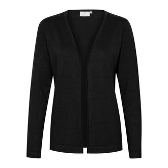 Kaffe Cardigans - Dames - Truien - Zwart - Maat: 2XL Nylon