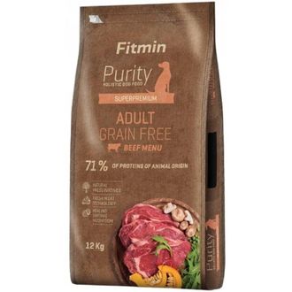 OEM Fitmin Dog Purity Adult Grain Free Beef Alimento Seco Para Perros 12 Kg