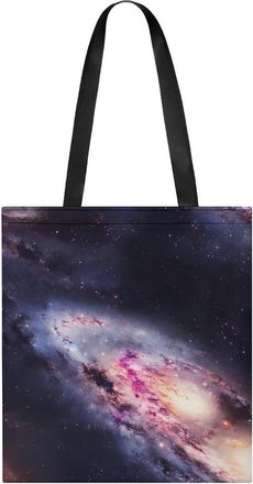 Generic Night Galaxy Outer-Space Tote Bag for Women Men Shoulder Bags Purses Pouch Handbags