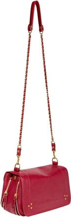 Jerome Dreyfuss Tassen, Dames, Rood, ONE Size, Katoen, Bobi Crossbody Tas