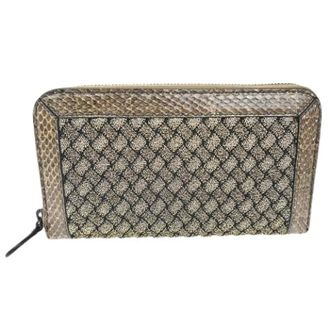 Bottega Veneta Pre-owned Wallets, female, Brown, Size: ONE SIZE Pre-owned Leather Wallet