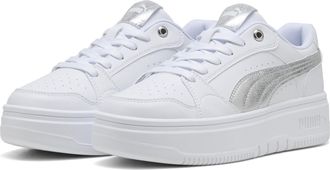 Puma Sneakers Rebound Femme Metallizzato dal taglio basso da donna, Accessori, Bianco, 35.5