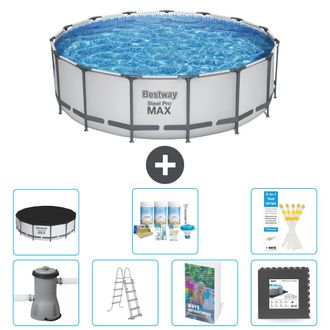 Bestway Piscina Bestway Steel Pro Max Redonda - 488x122 Cm - 8-piezas S581