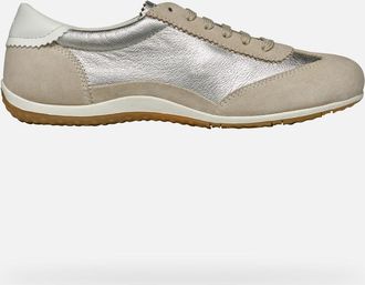 Geox Scarpe Vega Donna Taupe Chiaro/oro Chiaro