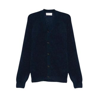 Universal Works Heren, Truien, Blauw, Maat: S Wol