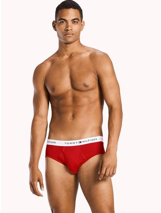 Tommy Hilfiger Mens Cotton Classics Brief 4-Pack - Multi - M