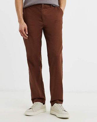 Jacamo Straight Fit Linen Chino