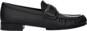 Givenchy Leren Instap Loafers - Dames - Loafers - Zwart - 41 EU - Leer - Schoenen